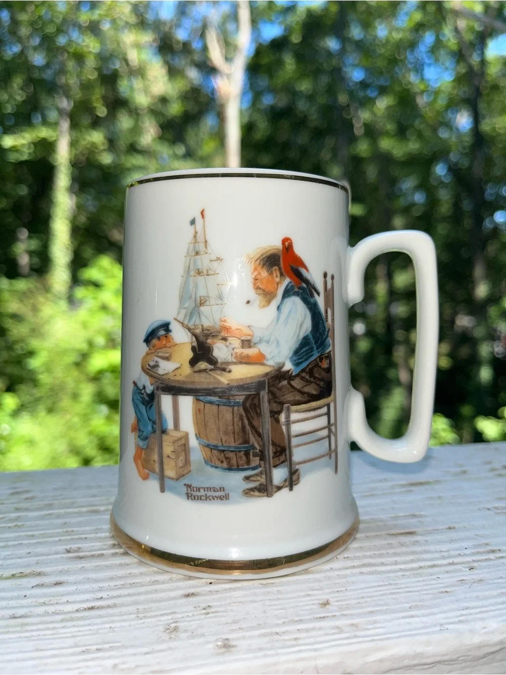 Norman Rockwell set nautical